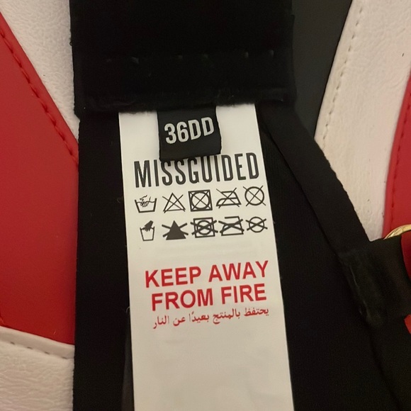 MISSGUIDED black glitter disco bra - Picture 7 of 7